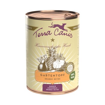 Bild von Terra Canis Gartentopf 6x400g Orange Detox