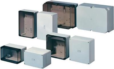Bild von Rittal Installations-Gehäuse 110 x 110 x 90 Polycarbonat Licht-Grau (RAL 7035) PK 9507.000 1 St. (9507.000)