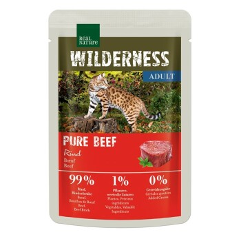 Bild von REAL NATURE Wilderness Adult Pure Beef 12x85 g