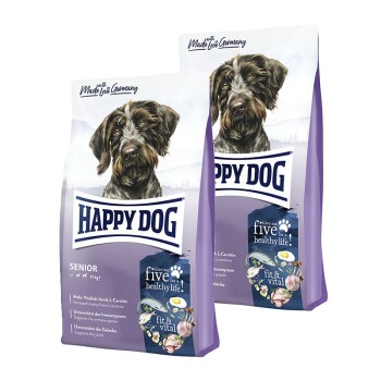 Bild von HAPPY DOG fit & vital Senior 2x12 kg