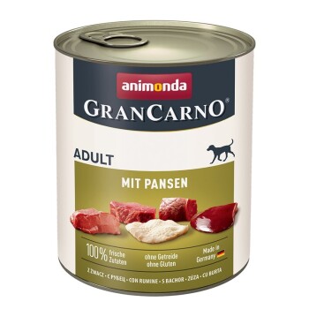 Bild von animonda GranCarno Original Adult Pansen 6x800 g