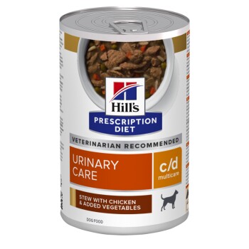Bild von Hill's Prescription Diet c/d Multicare Canine Ragout mit Huhn und zugefügtem Gemüse 12x354g