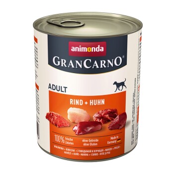 Bild von animonda GranCarno Original Adult Rind & Huhn 24x800 g