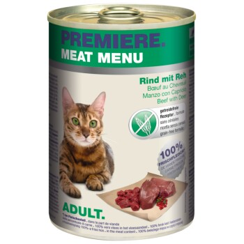 Bild von PREMIERE Meat Menu Adult Rind mit Reh 24x400 g
