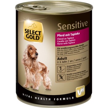 Bild von SELECT GOLD Sensitive Adult Pferd mit Tapioka 12x800 g