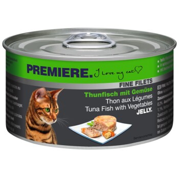Bild von PREMIERE Fine Filets Thunfisch mit Gemüse 24x100 g