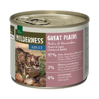 Bild von REAL NATURE WILDERNESS Adult Great Plains Huhn & Kaninchen 12x200 g