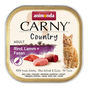Bild von animonda Carny Country Rind Lamm Fasan 128x100 g