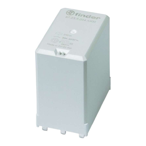Bild von Finder Printrelais 12 V/DC 50 A 3 Schließer 67.23.9.012.4300
