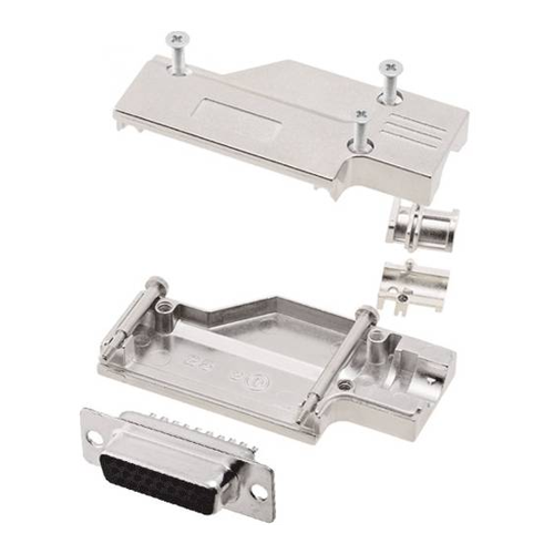Bild von Encitech DCMR-FK-09-HDS15-K D-SUB Buchsenleisten-Set 90°