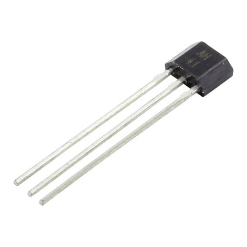 Bild von TRU COMPONENTS Hallsensor AH49EUA 4.5 - 6 V/DC Messbereich: +0.0125 - +0.0205 T TO-92 Löten