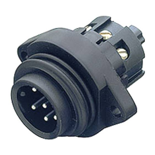 Bild von Binder Rundstecker Stecker 09-0219-00-07 – Einbau Steckverbinder mit IP67 Schutzart