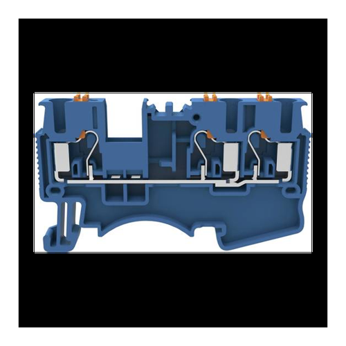 Bild von Degson DS2.5-TW-01P-12-00A(H) Durchgangsklemme Push-In-Klemme Blau