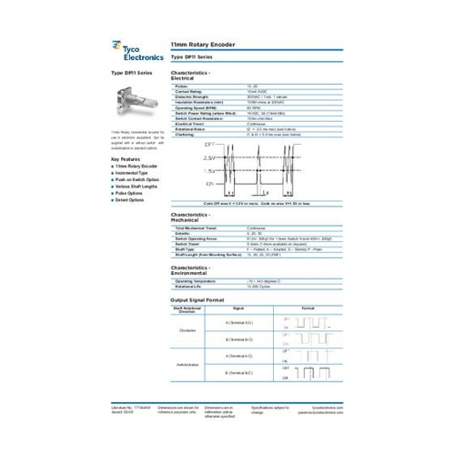 Bild von TE Connectivity Rotary Encoder 1000 St. Box