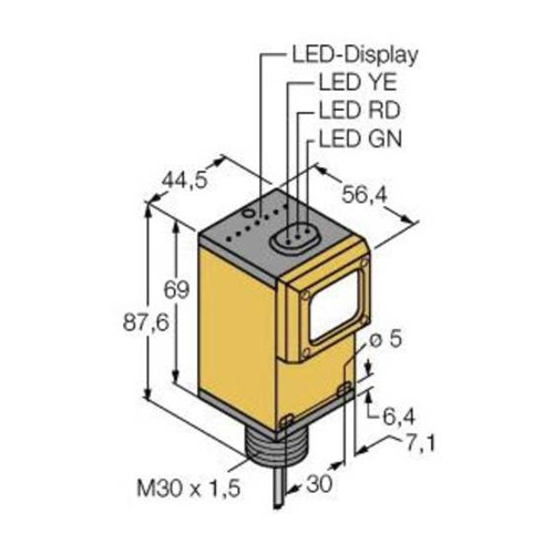 Bild von Turck Reflexions-Lichtschranke Q45BW223LP – Präzision für die Automatisierungstechnik