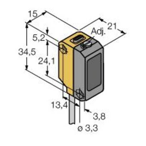 Bild von Turck Reflexions-Lichttaster QS18VP6LAF – Präzision für Ihre Anwendungen