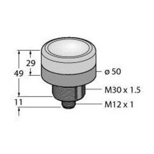Bild von Turck Rundumleuchte K50BCLBA120Q 3019468 Dauerlicht im Überblick