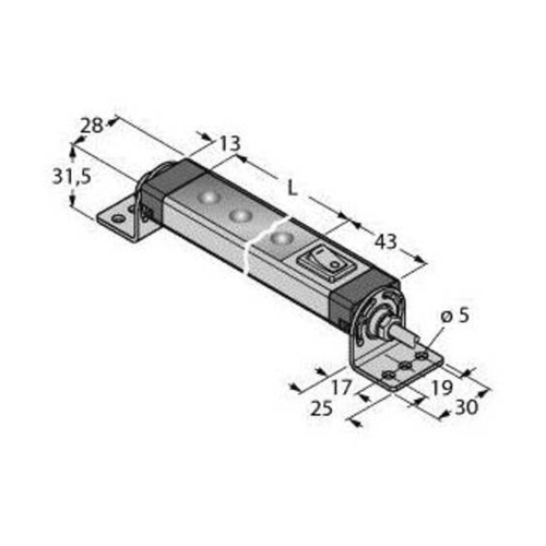 Bild von Turck Maschinen-LED-Leuchte WLS28-2CW570DXPB - Effiziente Beleuchtung für vielfältige Anwendungen