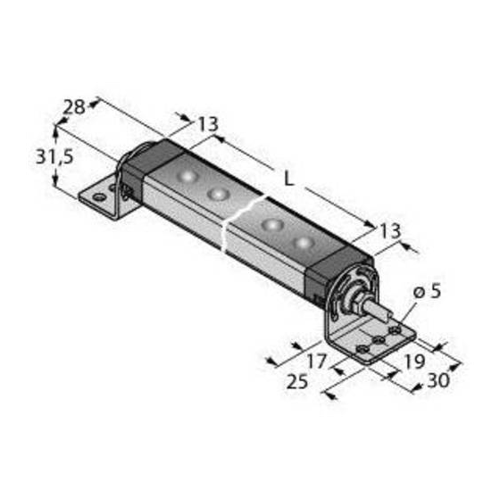 Bild von Turck Maschinen-LED-Leuchte WLS28-2XUV395-850S – Vielseitige Beleuchtung für Maschinen