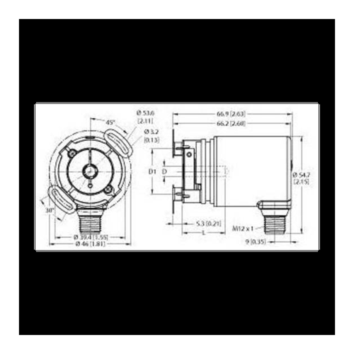 Bild von Turck Absolut Drehgeber REM-98B8E-7AAR-H1151 Magnetisch