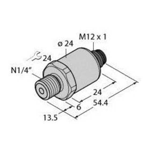 Bild von Turck Drucktransmitter PT130PSIV-1003-U1-H1141 – vielseitiger Sensor für präzise Druckmessungen