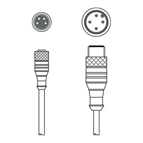 Bild von Leuze Electronic 50107276 Verbindungsleitung 1St. – Der ideale Industriesteckverbinder