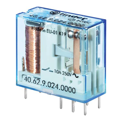 Bild von Finder 40.62.8.230.0000 Printrelais 230 V/DC 10A 2 Wechsler