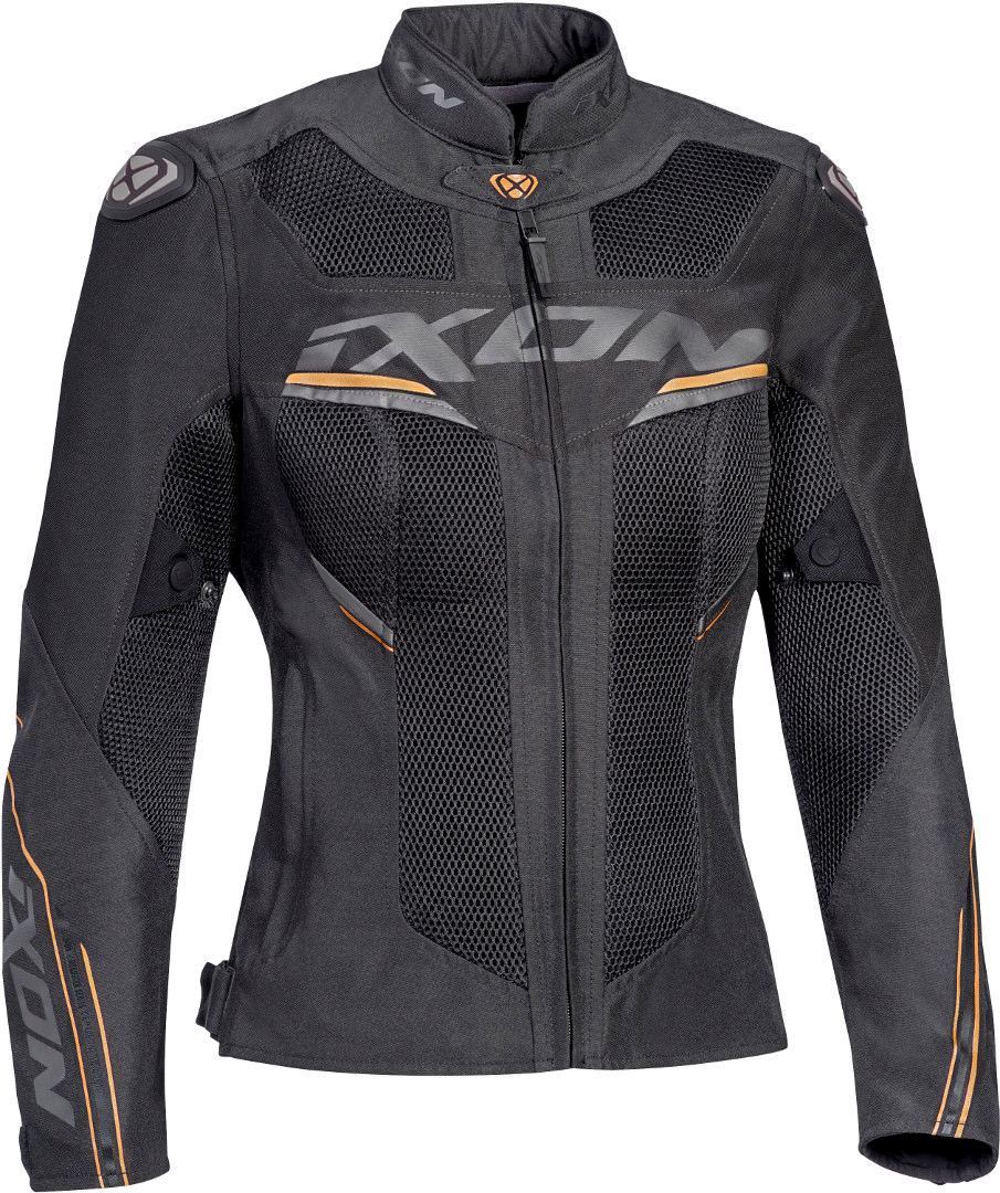 Bild von Ixon Draco Damen Motorrad Textiljacke, schwarz-gold, Größe XS