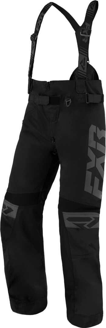 Bild von FXR RRX 2025 wasserdichte Snowmobil Latzhose, schwarz-grau, Größe 3XL für Männer