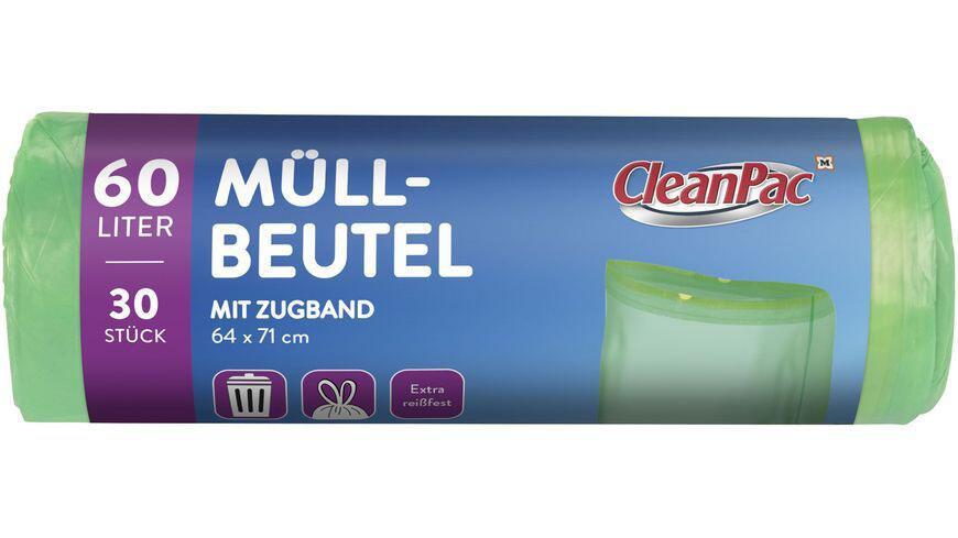 Bild von CleanPac Müllbeutel 60,0 l grün