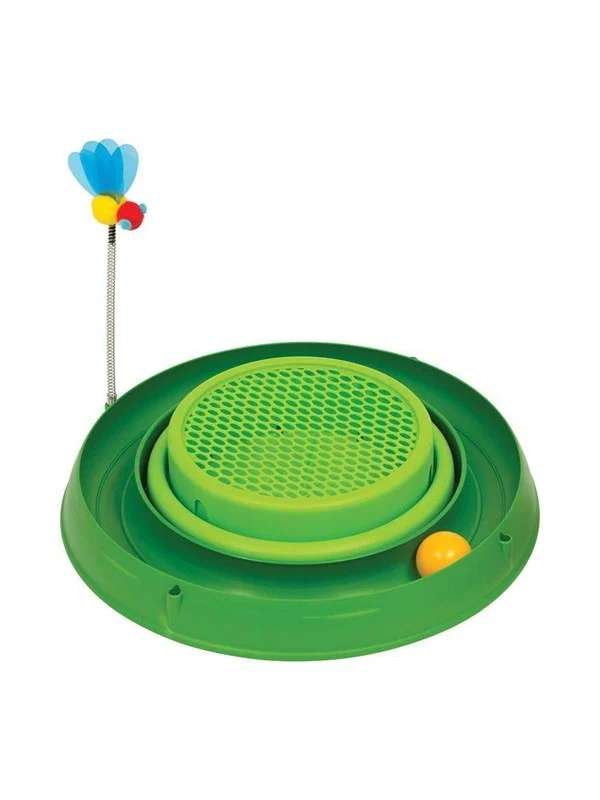 Bild von Catit Spiele Mit Dem Spielzeug-kugelbahn-spielzeug Mit Dem Gras-Übertopf