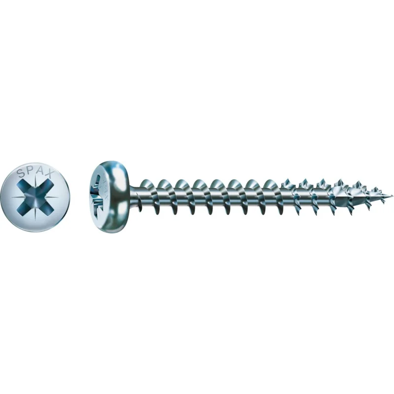Bild von SPAX Spanplattenschraube 5x60 VG PZ2 WE-VZ Halbrundkopf
