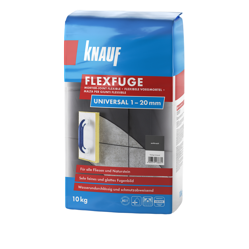 Bild von Knauf Flexfuge 'Universal' anthrazit 10 kg