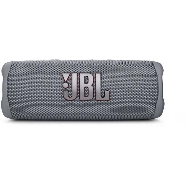 Bild von JBL Flip 6 Bluetooth Box in Grau – Wasserdichter, tragbarer Lautsprecher mit 2-Wege-Lautsprechersystem für kraftvollen Sound – Bis zu 12 Stunden kabellos Musik abspielen