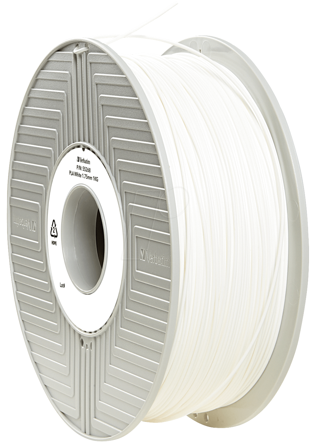 Bild von VERBATIM 55315 - PLA Filament - weiß - 1,75 mm - 1 kg