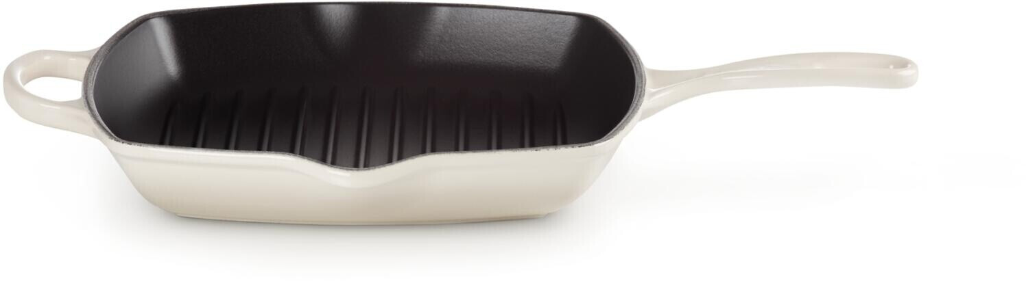 Bild von Le Creuset Signature Grillpfanne quadratisch 26 cm meringue