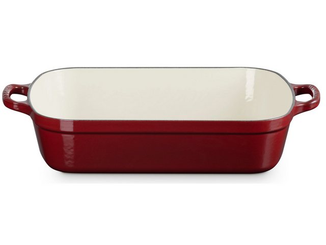 Bild von LE CREUSET Bräter Bratreine Signature garnet 40,2cm, Emailliertes Gusseisen