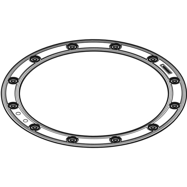 Bild von Geberit Flanschdichtung Pluvia Dachw-Einl. 25 L mit Flansch für Kunststoff-Folien 242612001