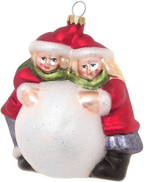 Bild von Krebs Glas Lauscha Christbaumschmuck »Spielende Kinder, Multicolor, 12cm«, (Packung, 1 tlg.), Christbaumschmuck aus Glas, mundgeblasen, handgefertigt, Figuren