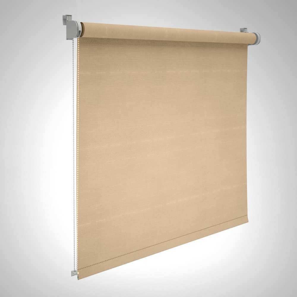 Bild von etérea Verdunklungsrollo Klemmfix Plissee Rollo 70 cmx160 cm Taupe