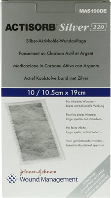 Bild von ACTISORB 220 Silver 10,5x19 cm steril Kompressen