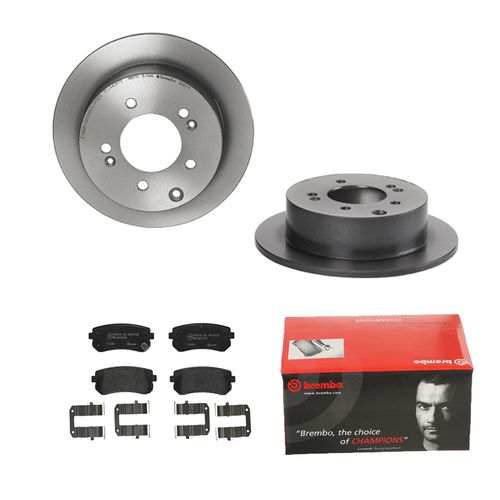 Bild von BREMBO Bremsensatz-Hinterachse COATED DISC LINE / STANDARD Bremsensatz, Scheibenbremse hinten rechts links voll 262mm für HYUNDAI KIA (DYK) (BEIJING)
