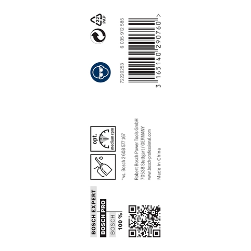 Bild von Bosch 10x PRO Metal HSS-G Spiralbohrer Standardlänge (für Nichteisenmetalle, Stahl, Ø 5,30 mm, Professional Zubehör Bohrmaschine/Schrauber), Bosch Metallbohrer (10x) HSS-G 5;3x52x86mm