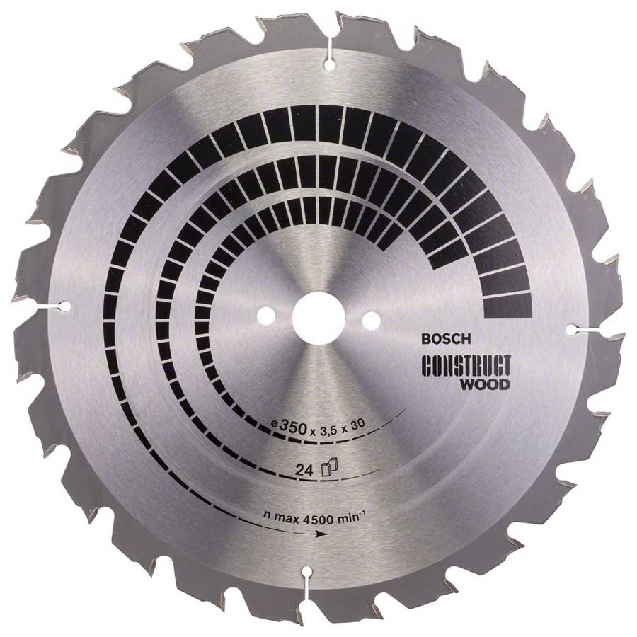 Bild von Bosch Accesorios Cw Wo S 350x30-24 Kreissägeblatt Für Holz