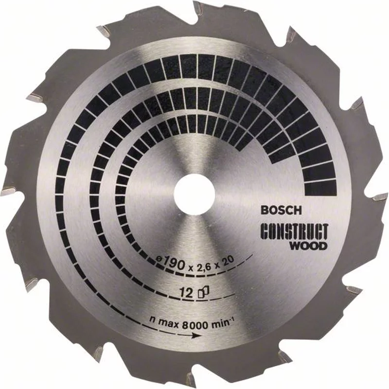 Bild von Bosch KreissÃ¤geblatt CW WO H 190x20-12