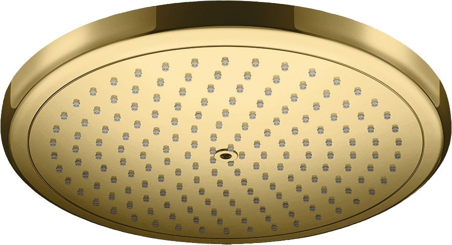 Bild von Brausekopfgröße: 280 mmKugelgelenk: Kopfbrause im Winkel verstellbarStrahlart: RainAirDurchflussmenge RainAir Strahl (bei 3 bar): 9 l/minMaterial Strahlscheibe: MetallStrahlscheibe zur Reinigung abnehmbarMontage: Decke oder WandAnschlussgewinde G ½Anschlussgröße: DN15