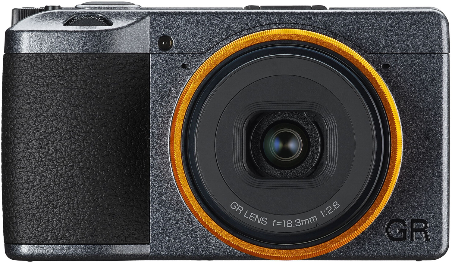 Bild von Ricoh GR III Street Edition - Digitalkamera - Kompaktkamera - 24,2 MPix - APS-C - 1080p / 60 BpS - Flash 2GB - Wi-Fi, Bluetooth - metallisch grau, yellow-orange (110400)