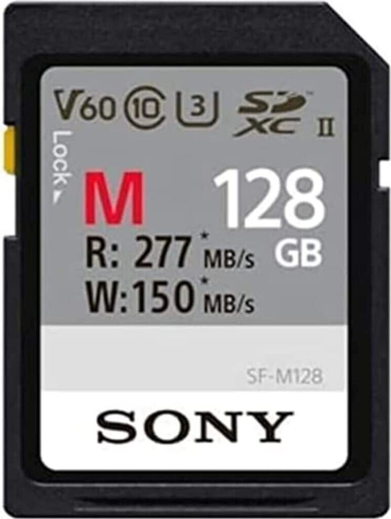 Bild von Sony SF-M Series SF-M128 - Flash-Speicherkarte - 128 GB - UHS Class 3 / Class10 - SDXC UHS-II