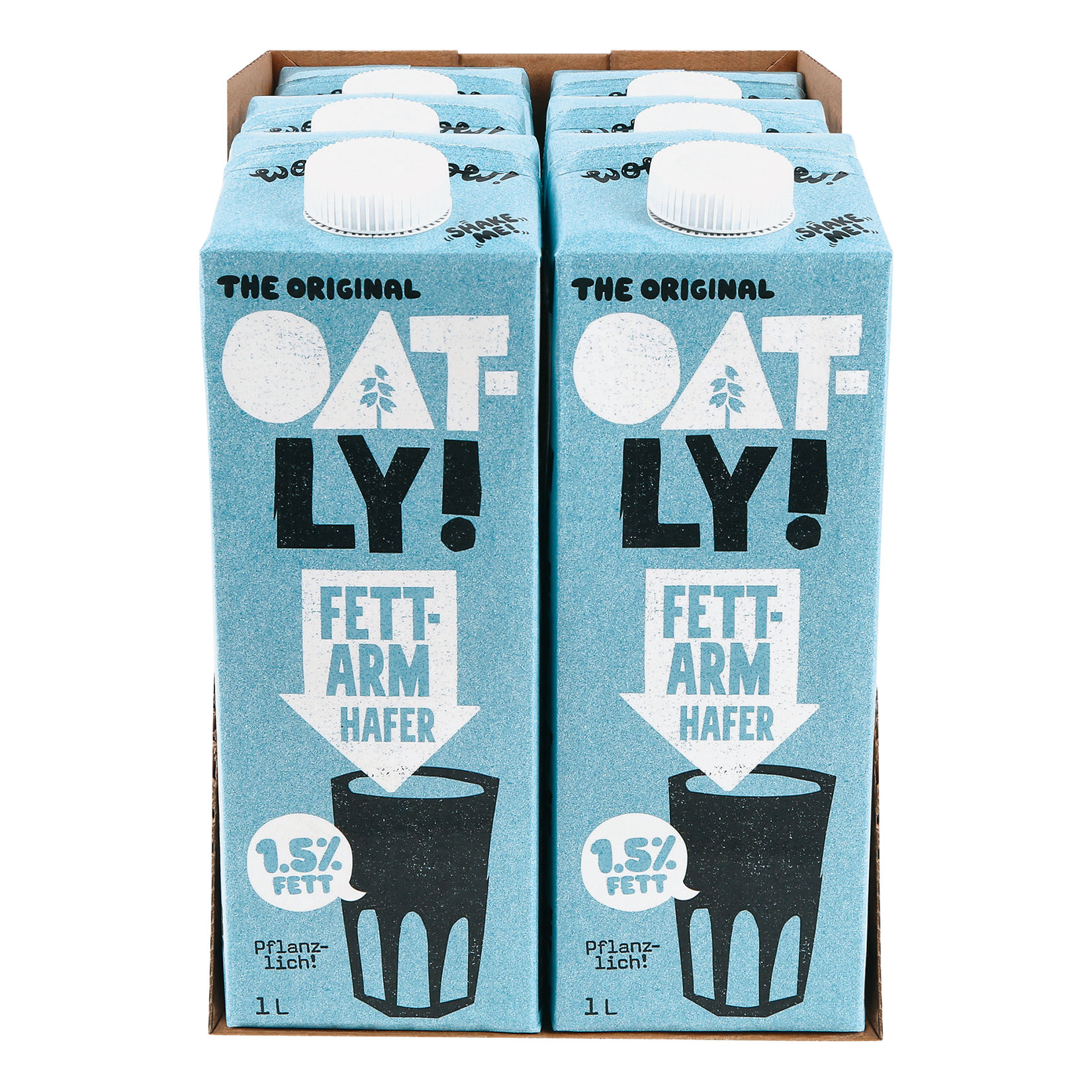 Bild von Oatly Haferdrink Fettarm 1,5% 1 Liter, 6er Pack