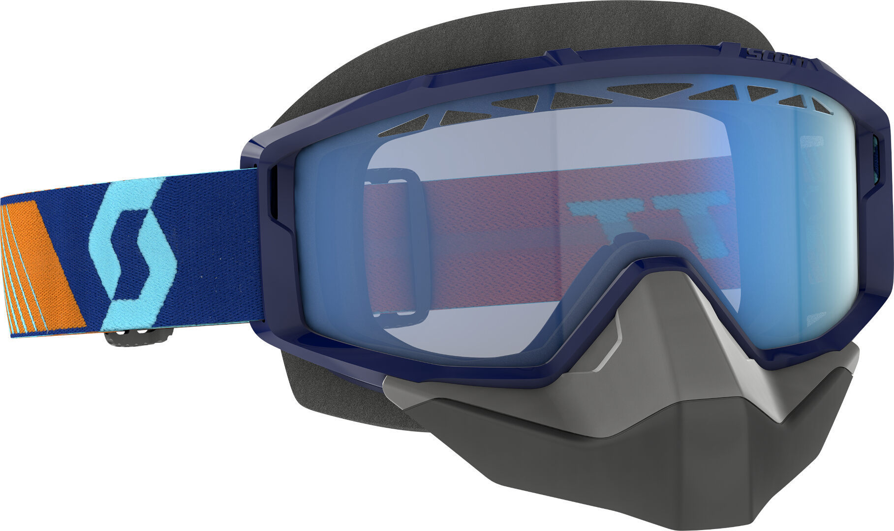 Bild von Scott Primal Blau/Orange Ski Brille, blau-orange für Männer